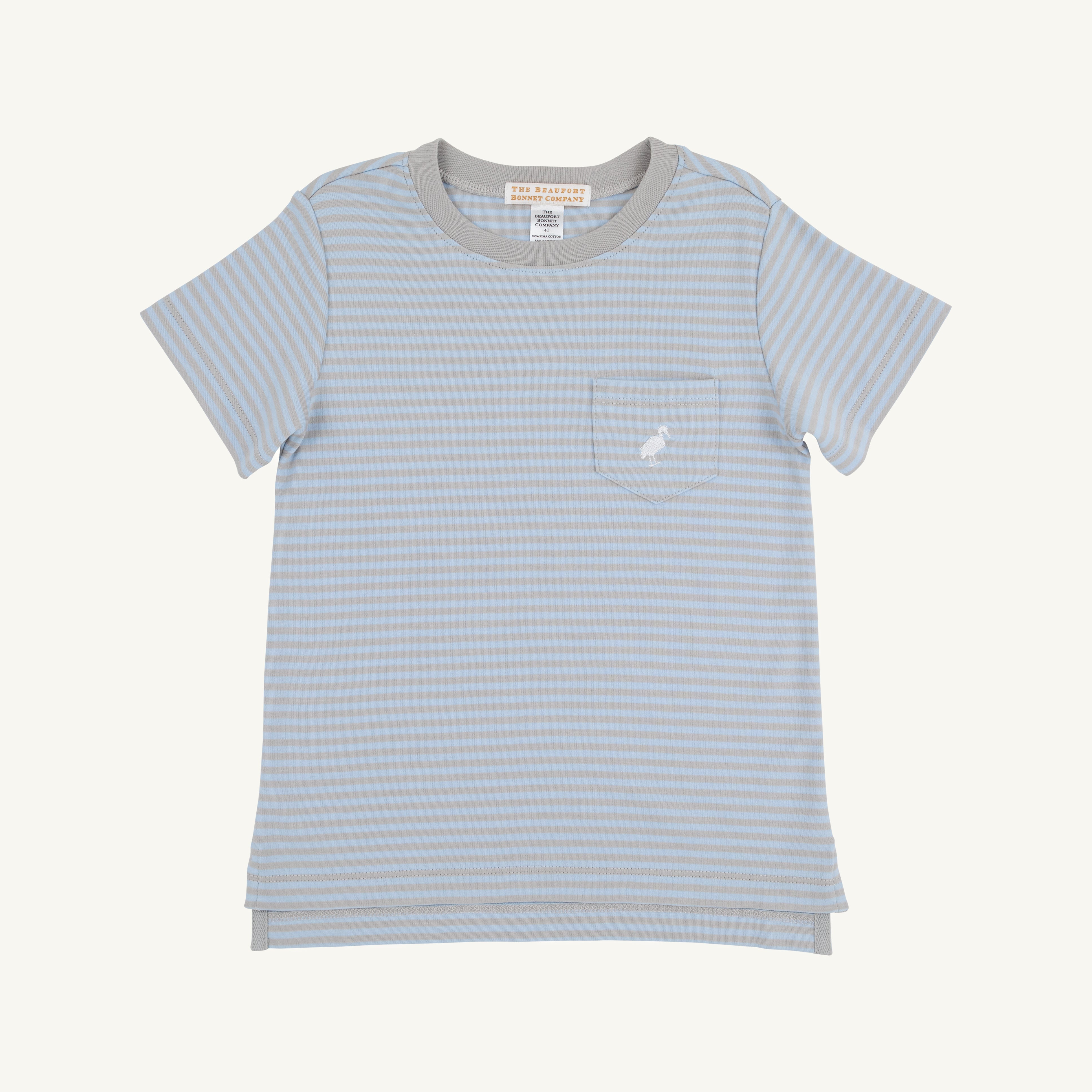 Beaufort Bonnet Carter Crewneck, Beale Street Blue/Grantley Gray Stripe