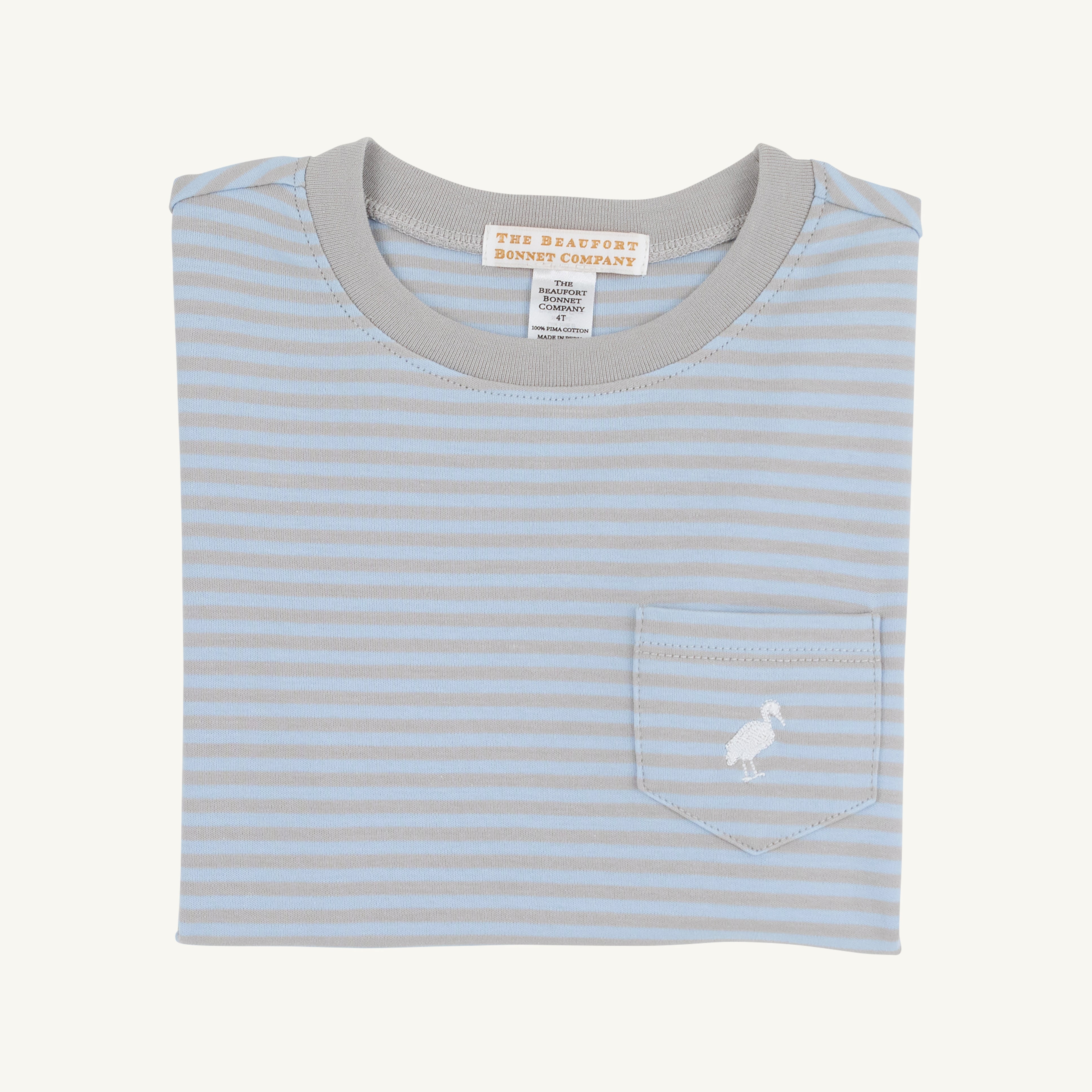 Beaufort Bonnet Carter Crewneck, Beale Street Blue/Grantley Gray Stripe