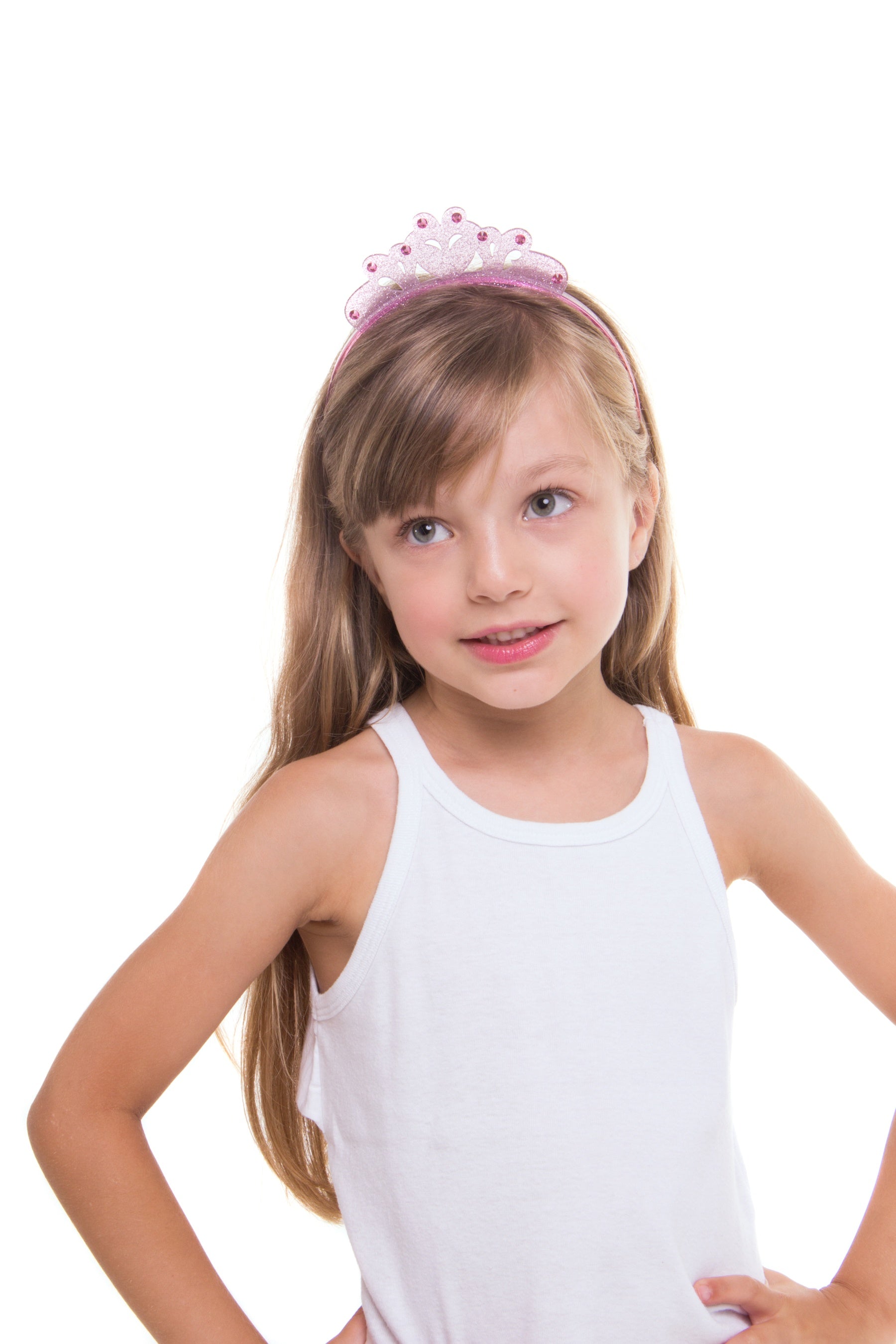 Lilies & Roses Crown Pink Headband