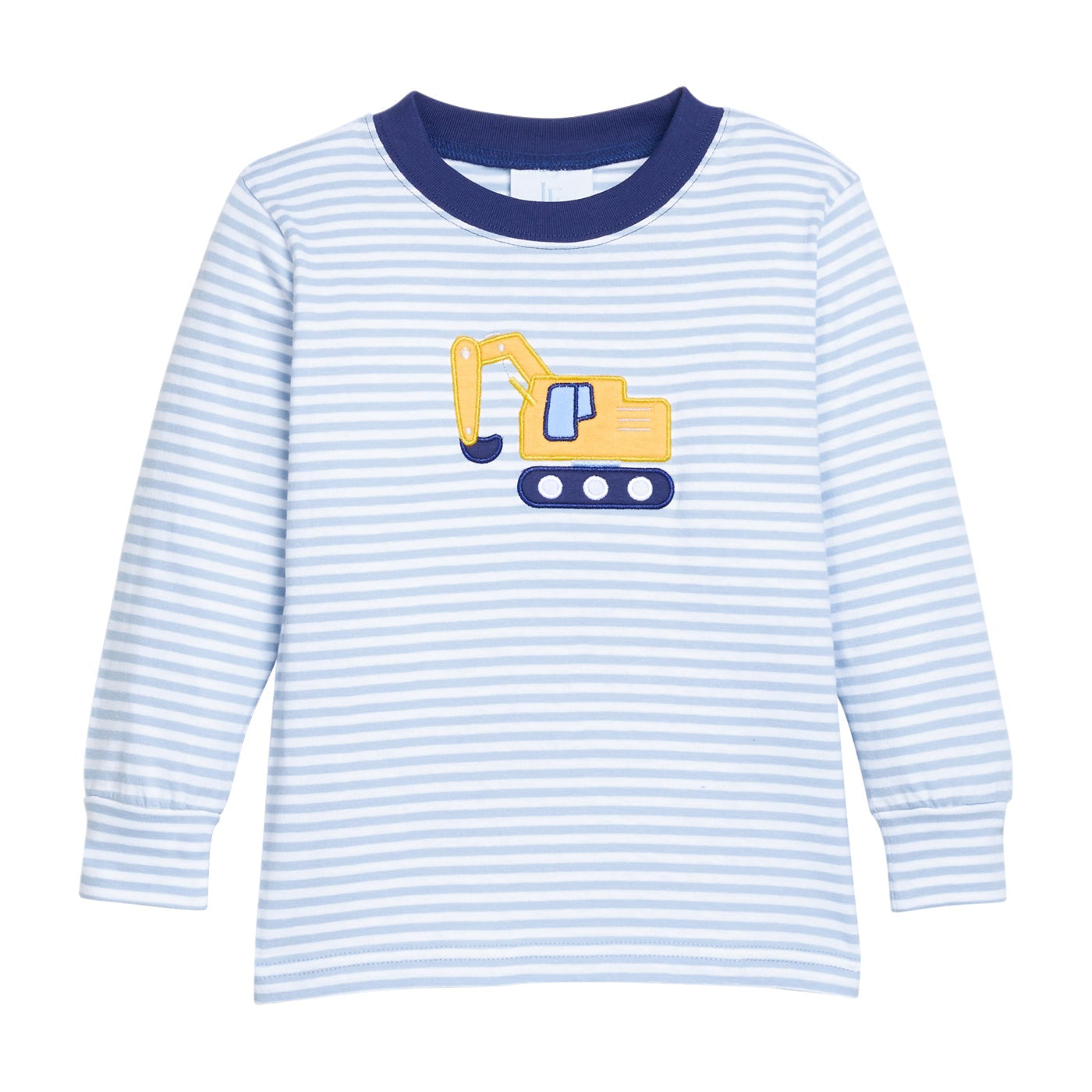 Little English Applique T-Shirt, Excavator