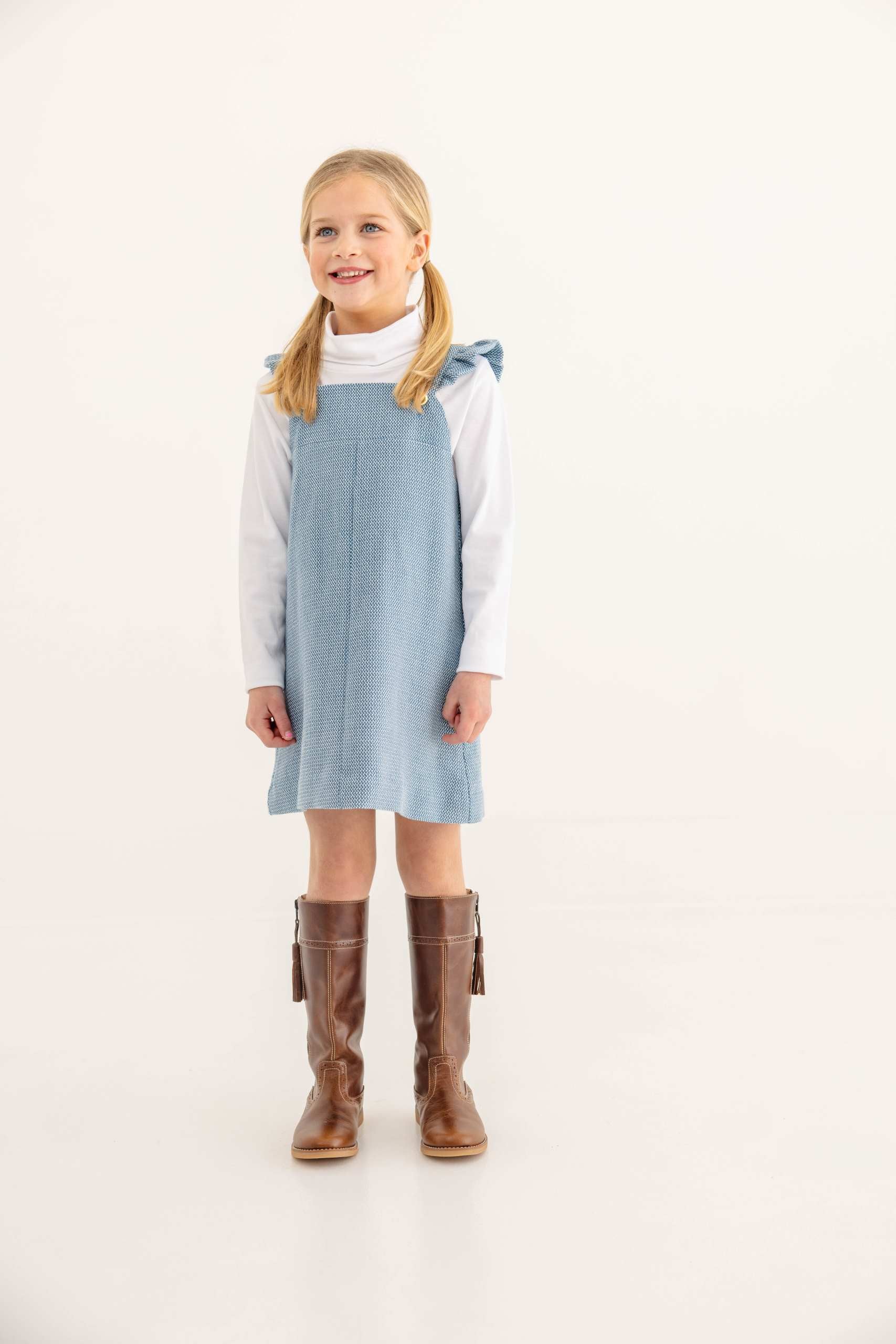 Beaufort Bonnet Julia Tweed Jumper, Barnsley Blue