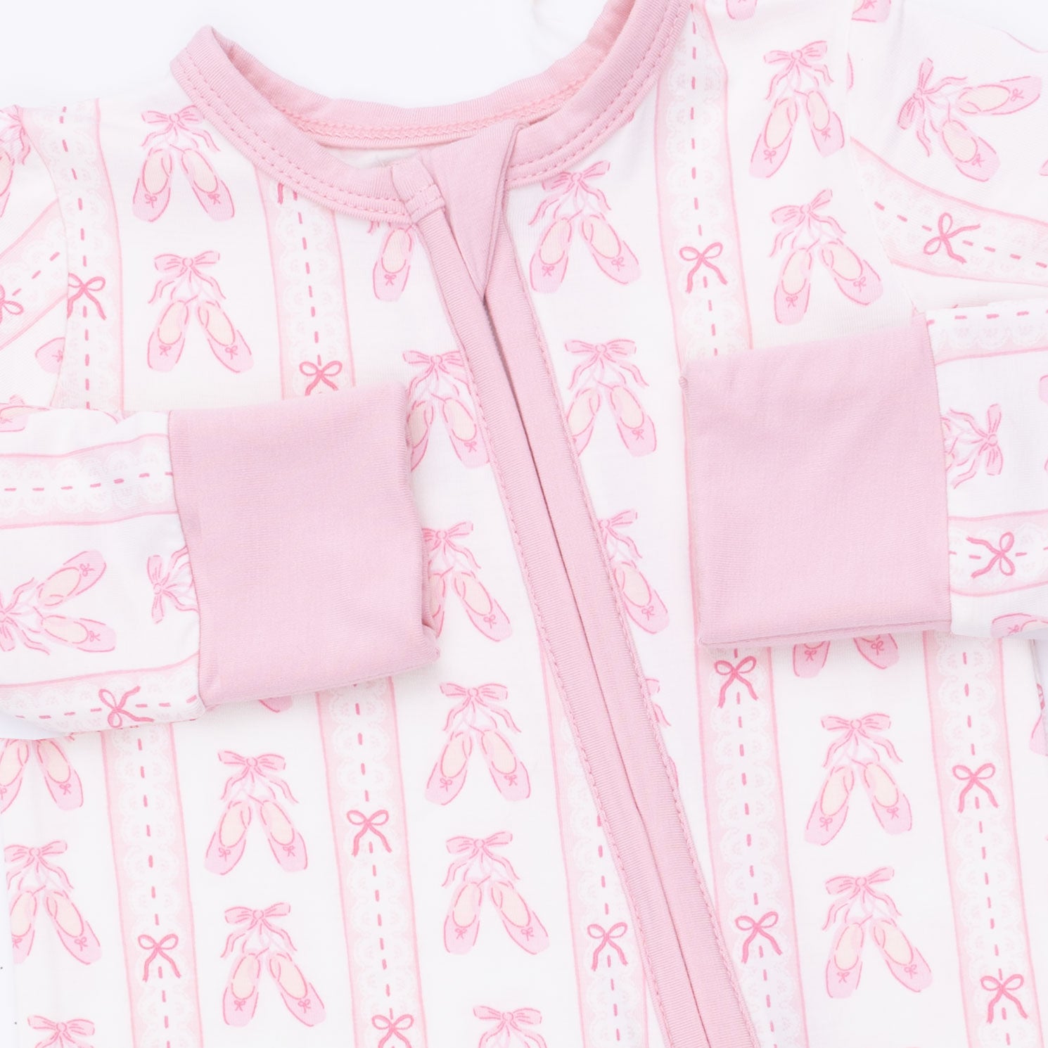 Angel Dear Ballet Shoes Ribbon Stripe Convertible Romper