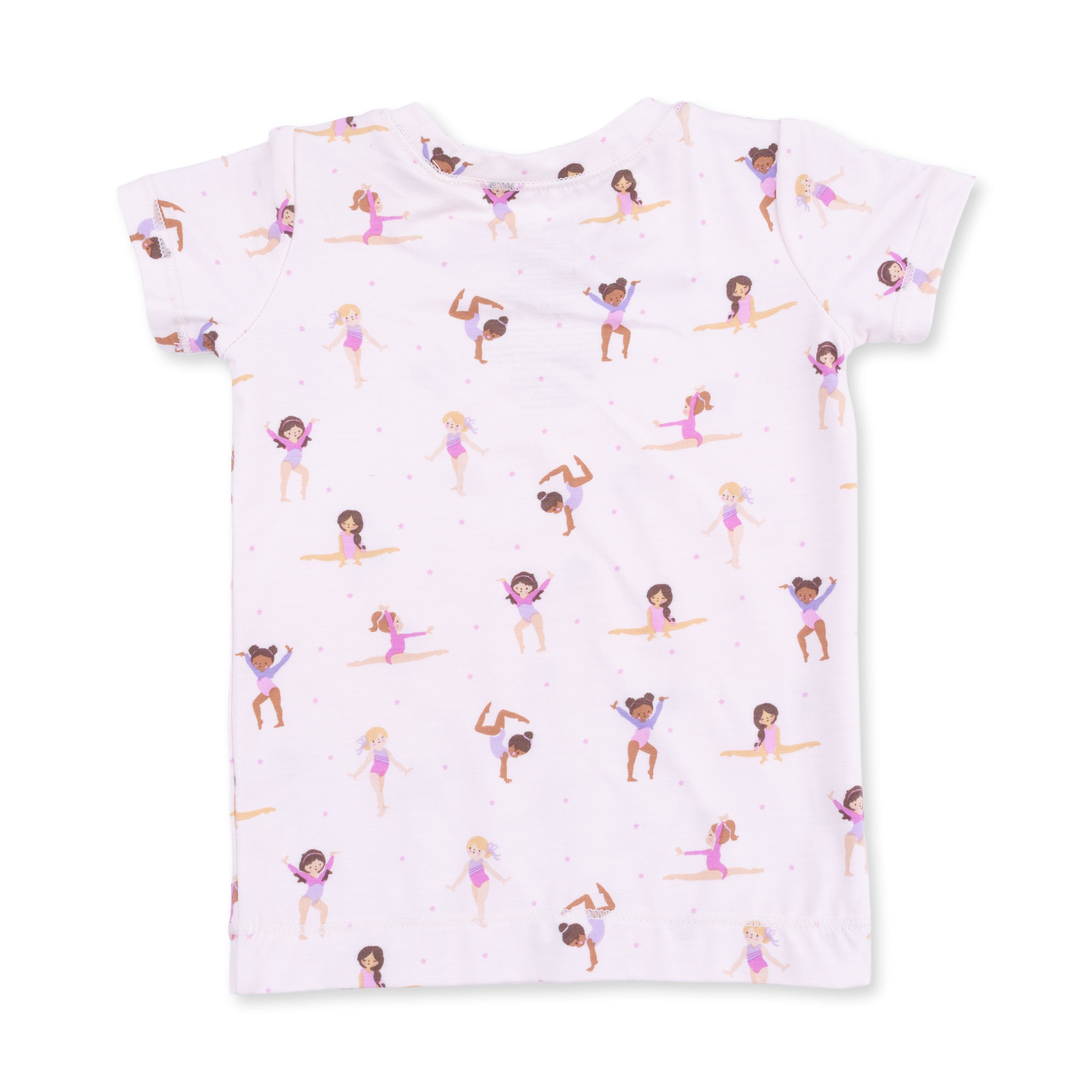 Angel Dear Tiny Tumblers Short Sleeve Loungewear Set