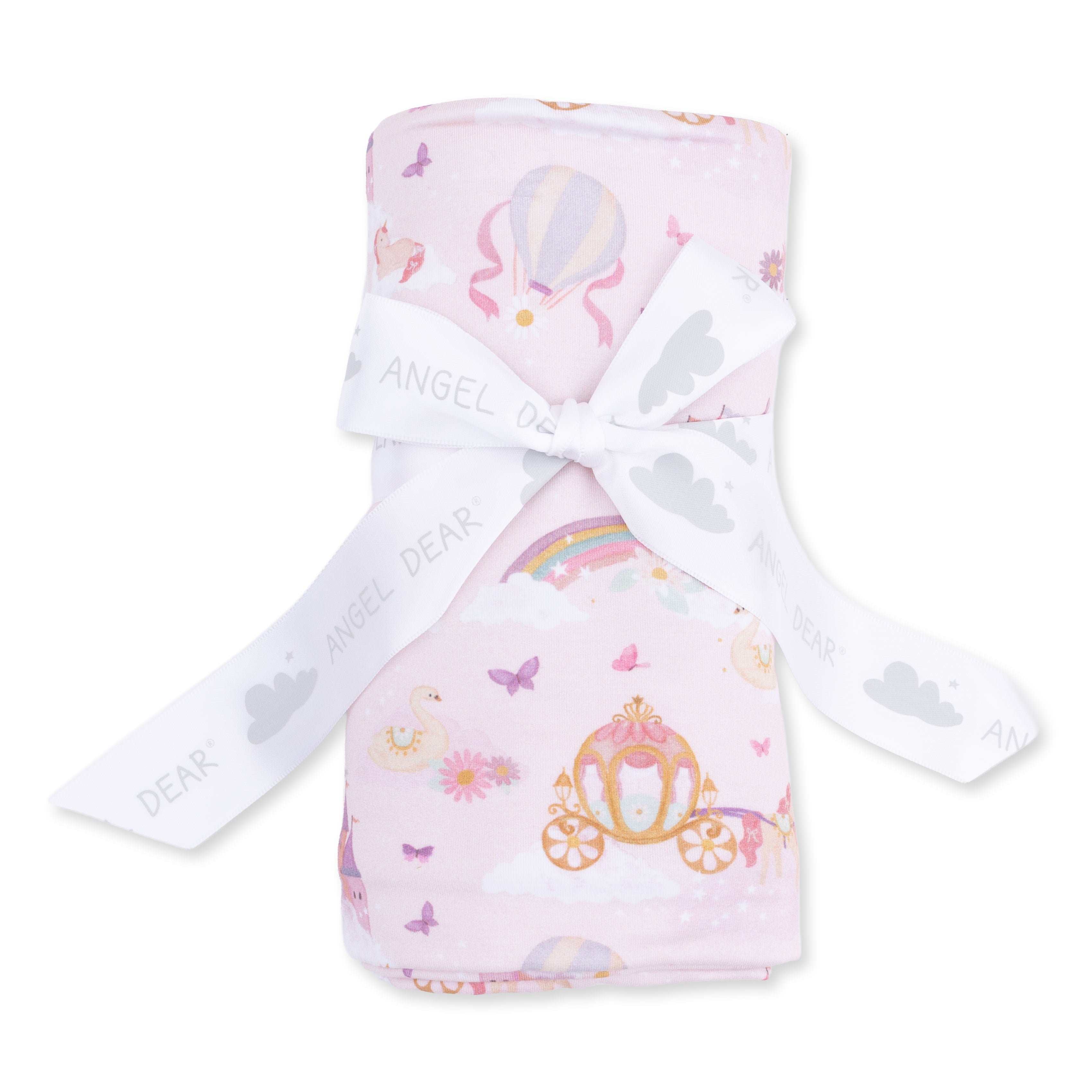 Angel Dear Princess Unicorn and Castle Swaddle Blanket