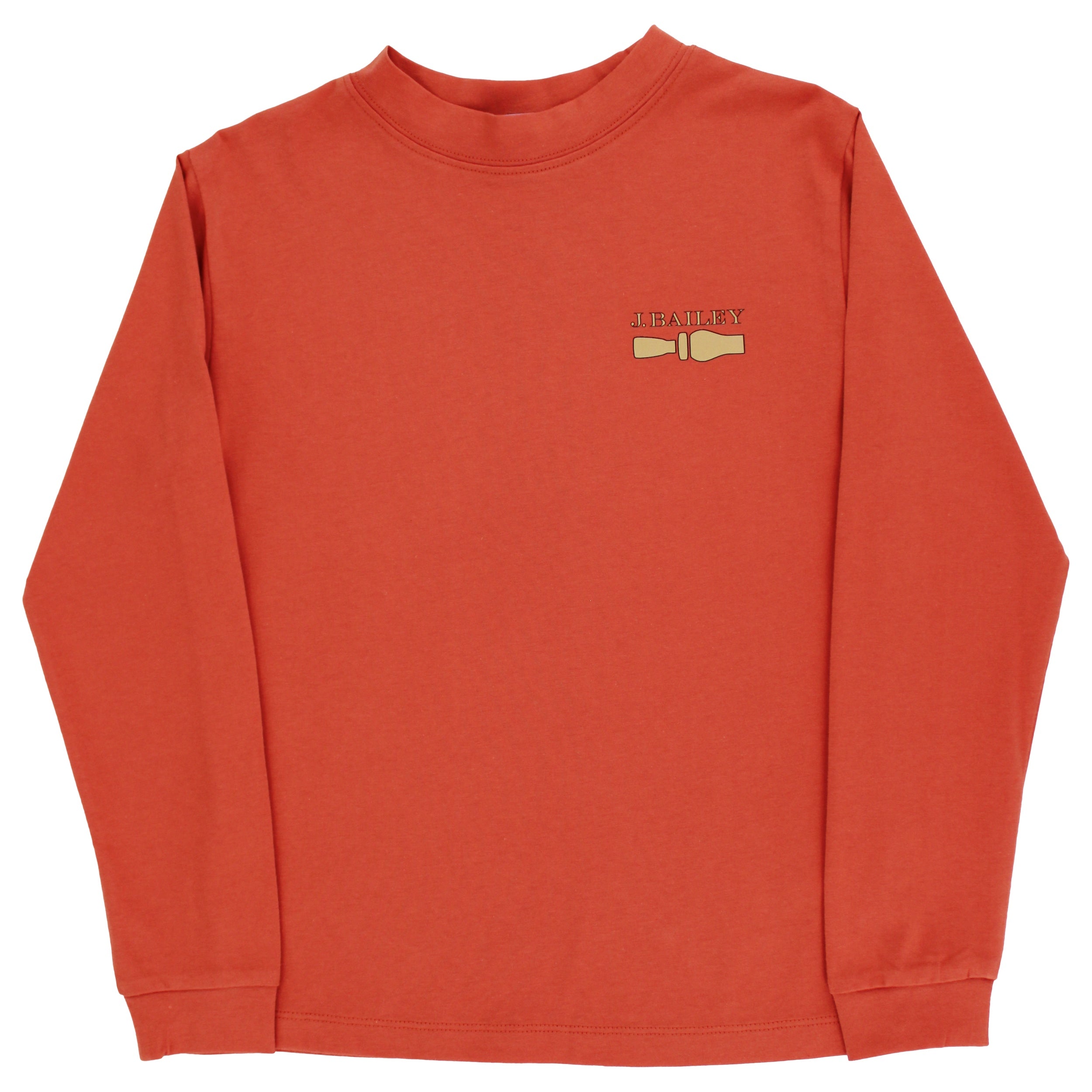 Bailey Boys Logo Tee, Mallard on Rust