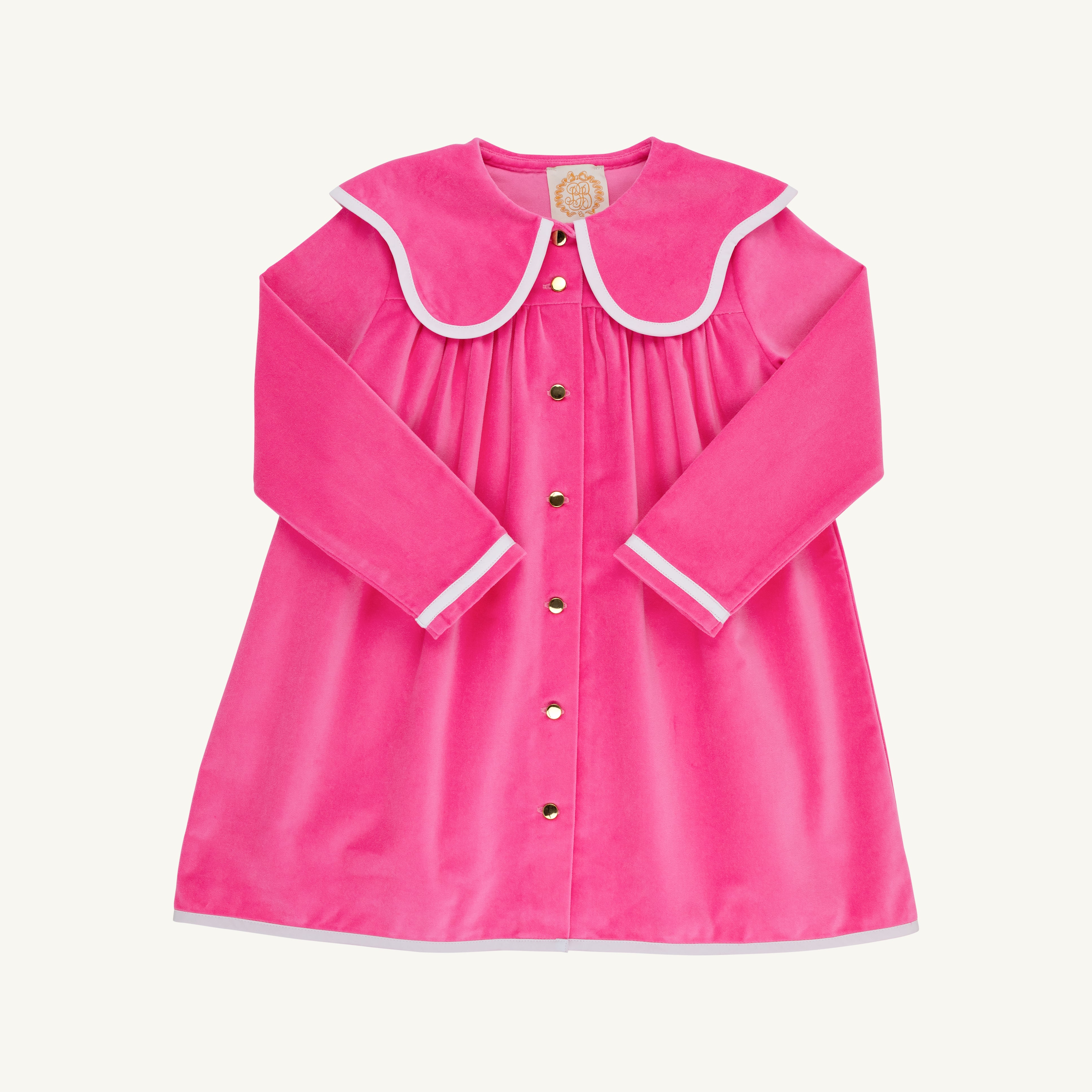 Beaufort Bonnet Tabitha's Teacher's Pet Dress, Winter Park Pink Velveteen