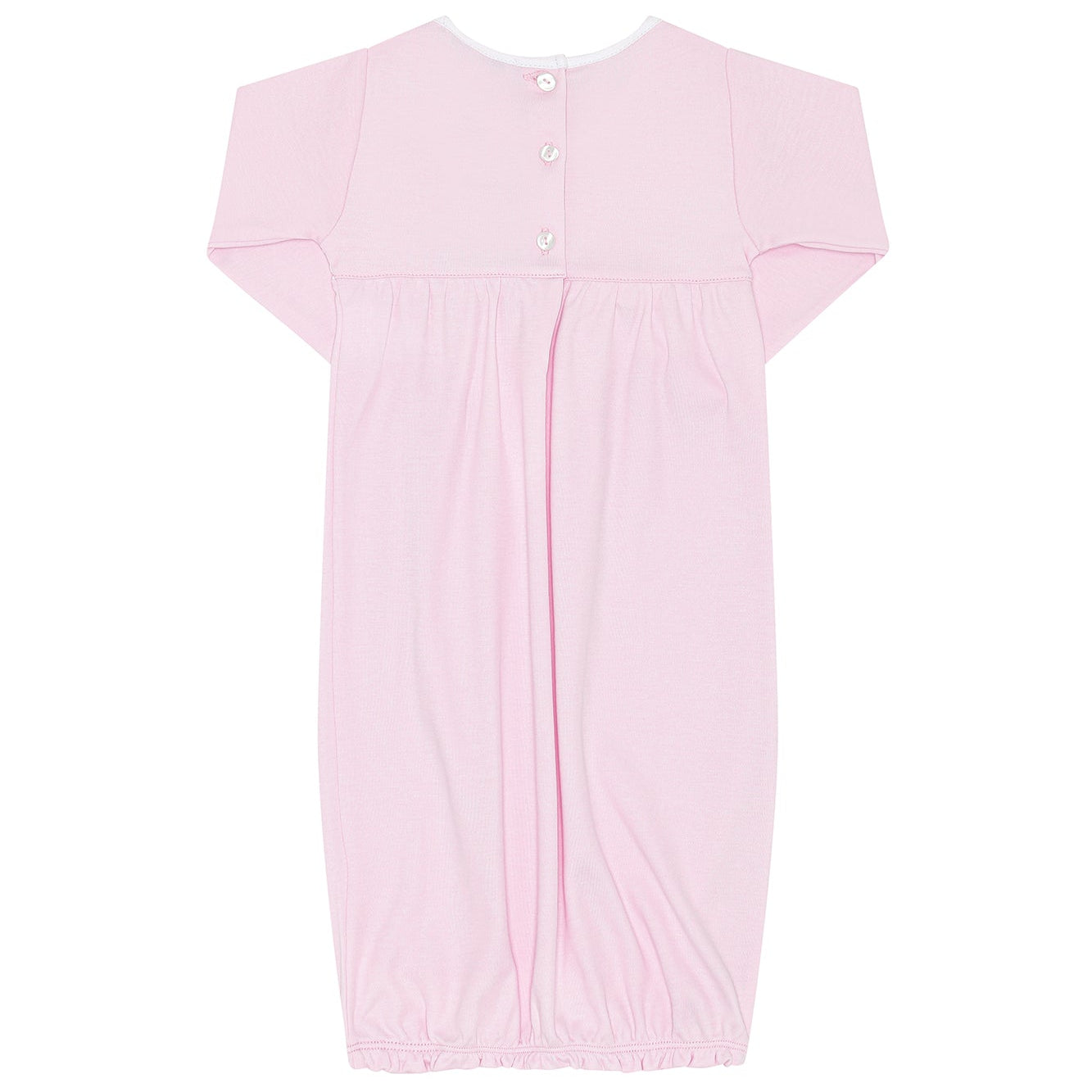 Nella Pima Signature Smocked Pink Gown