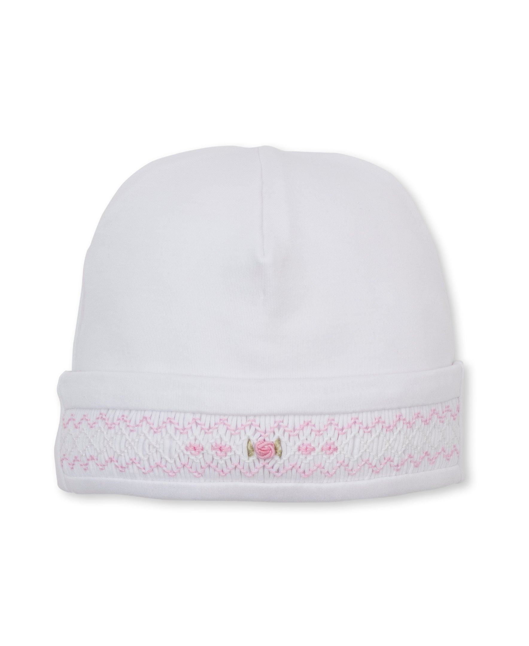 Kissy Kissy Hat with Hand Smocking & Bullion Embroidery