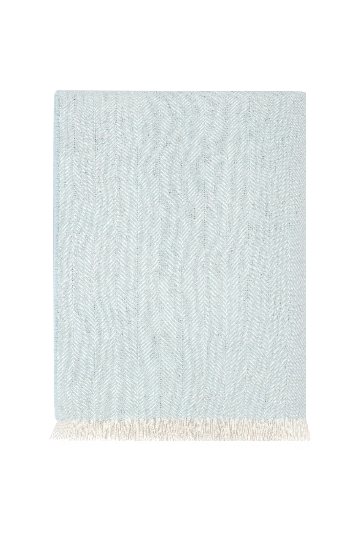 Nella Pima Herringbone Alpaca Woven Blanket