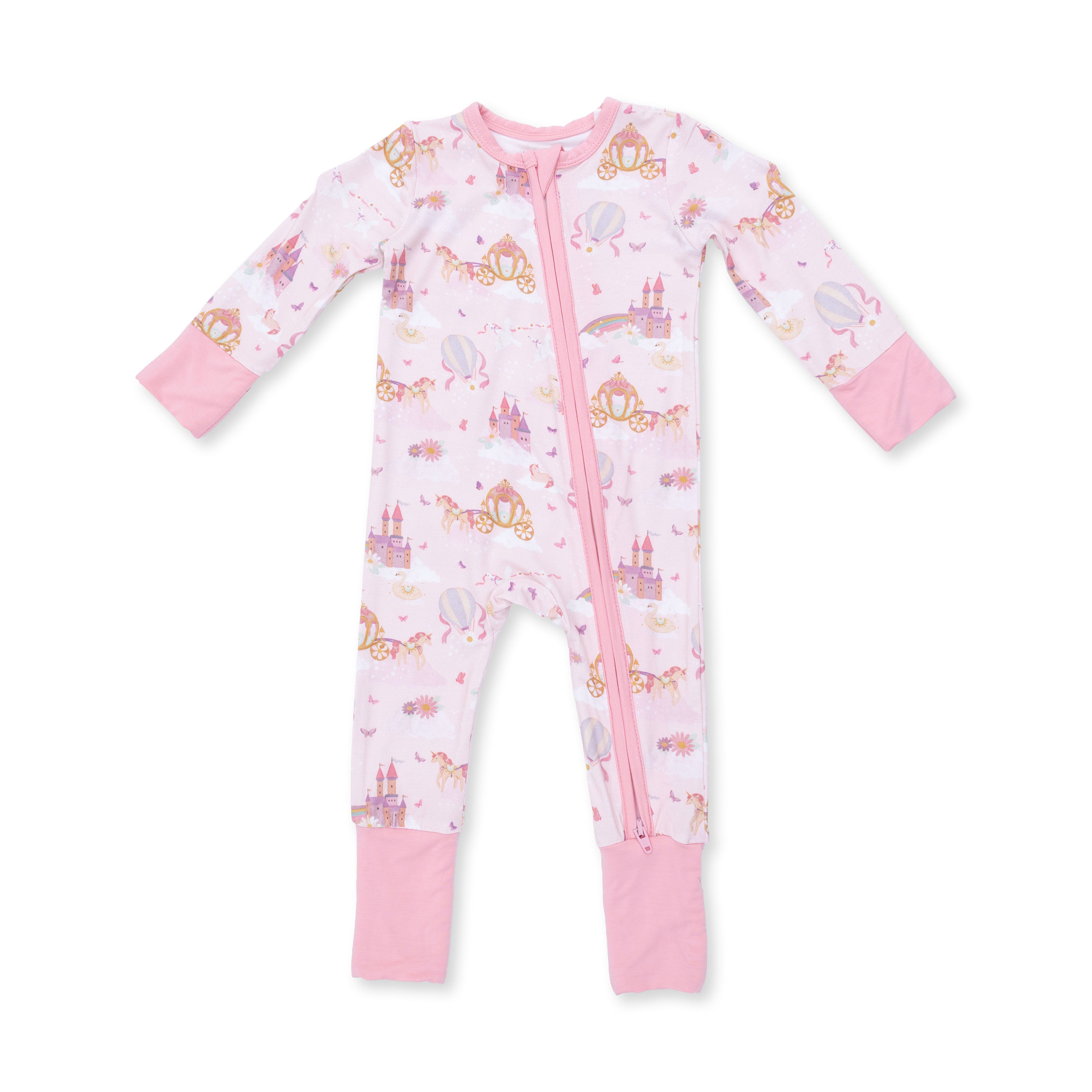Angel Dear Princess Unicorn and Castle Convertible Romper