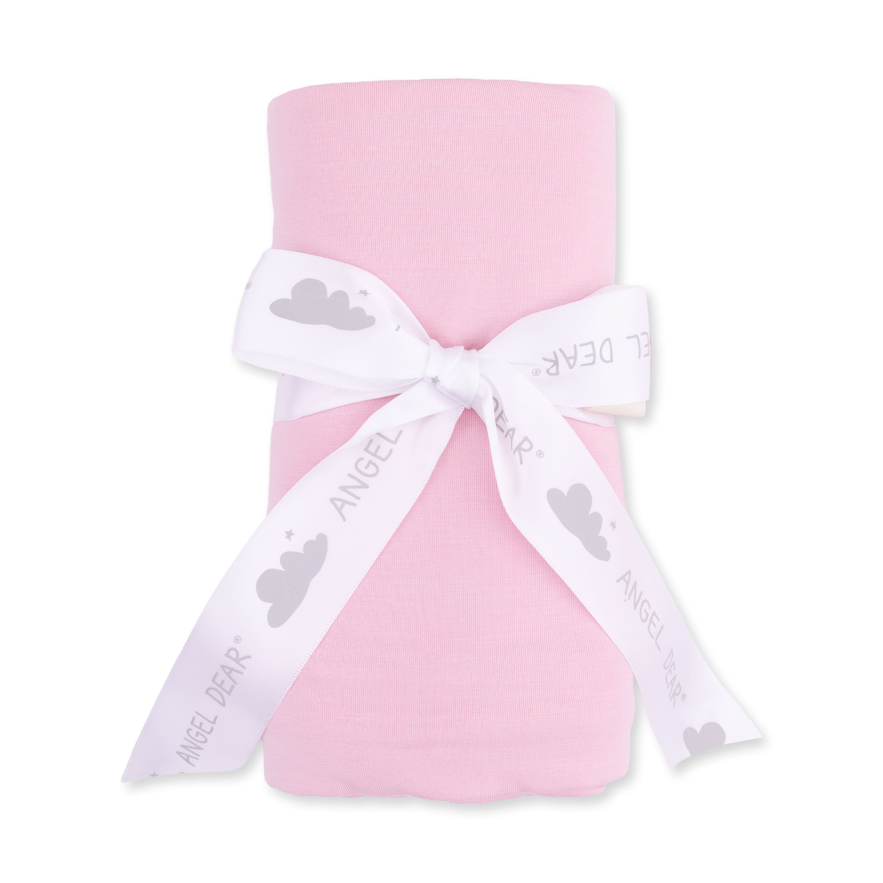 Angel Dear Solid Candy Pink Swaddle Blanket