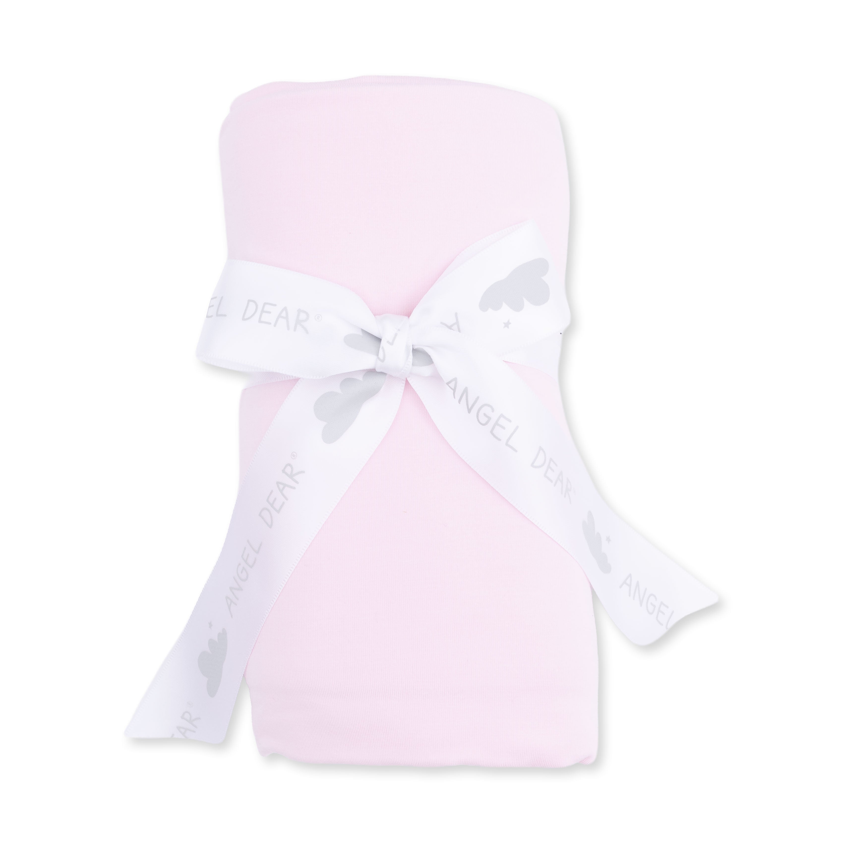 Angel Dear Solid Pink A Boo Swaddle Blanket