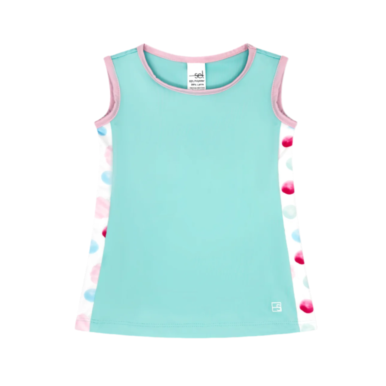Set Athleisure Maddy Tank, Cool Mint/Cotton Candy Pink