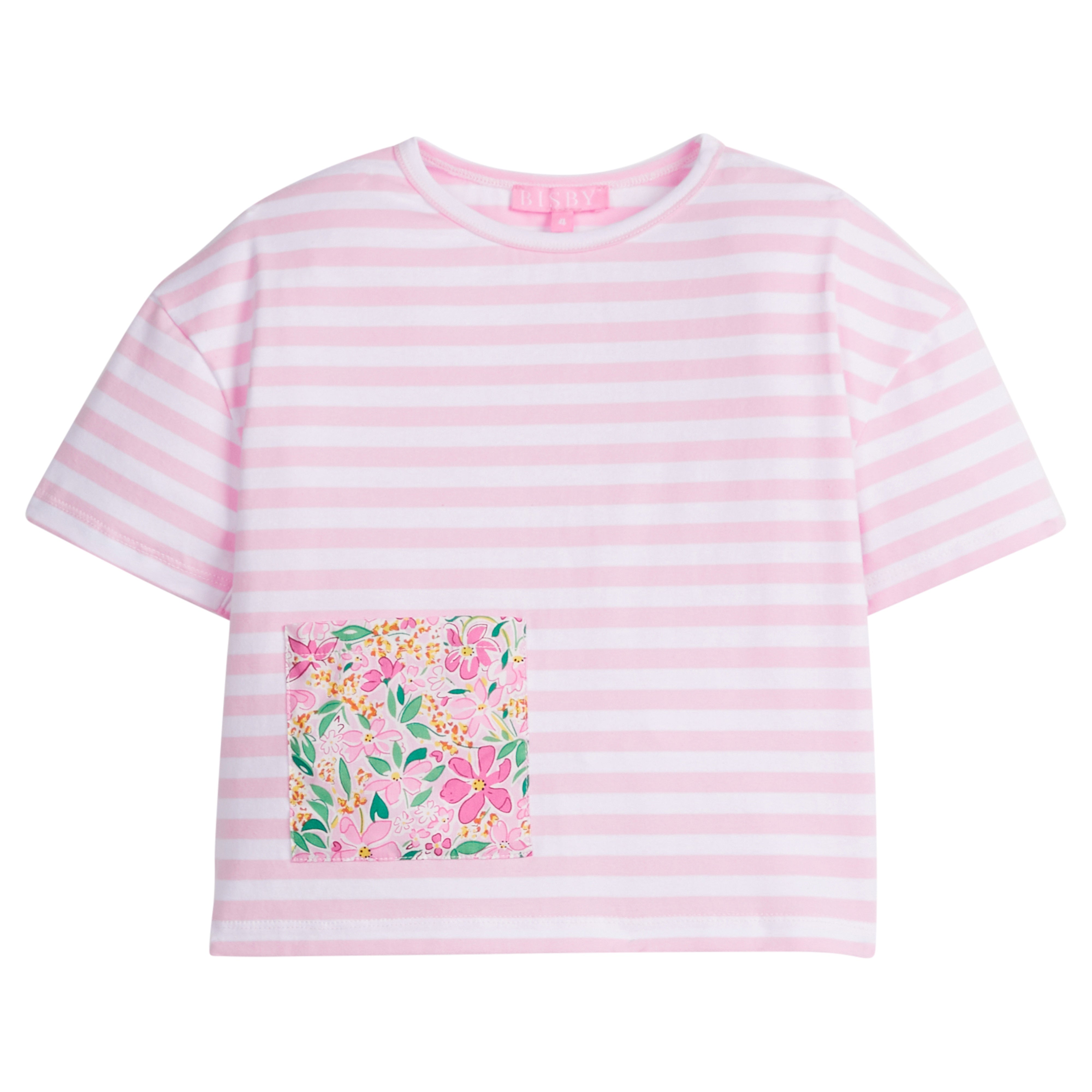Bisby Boxy Tee, Frangipani Pink