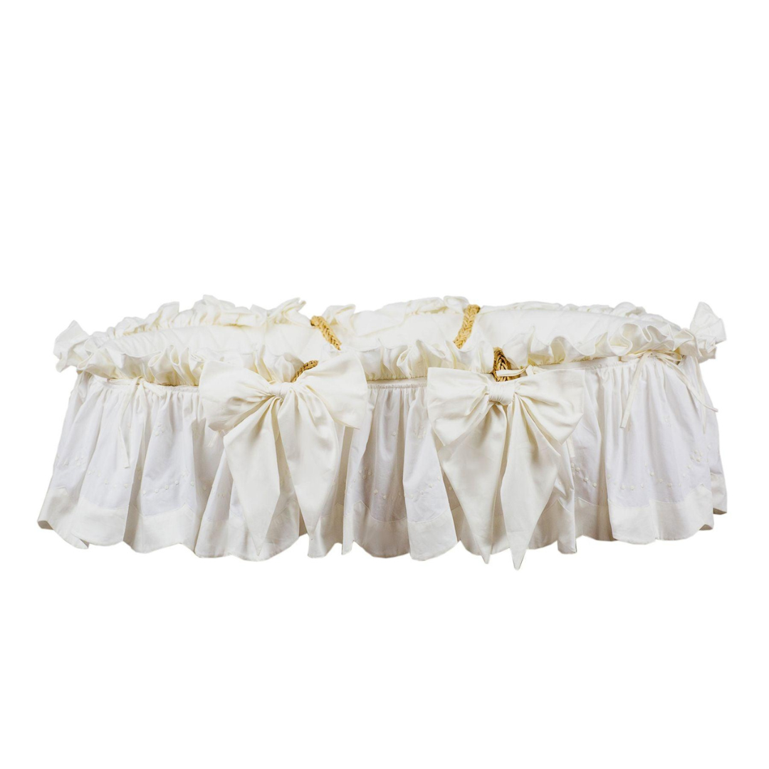 Proper Peony Ecru Moses Basket
