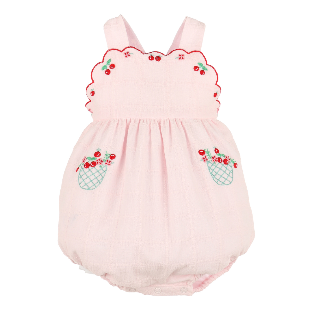 Sophie & Lucas Summer Berries Sunsuit, Pink