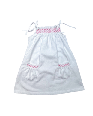 Percy & Tyne Smocked Tie Dress
