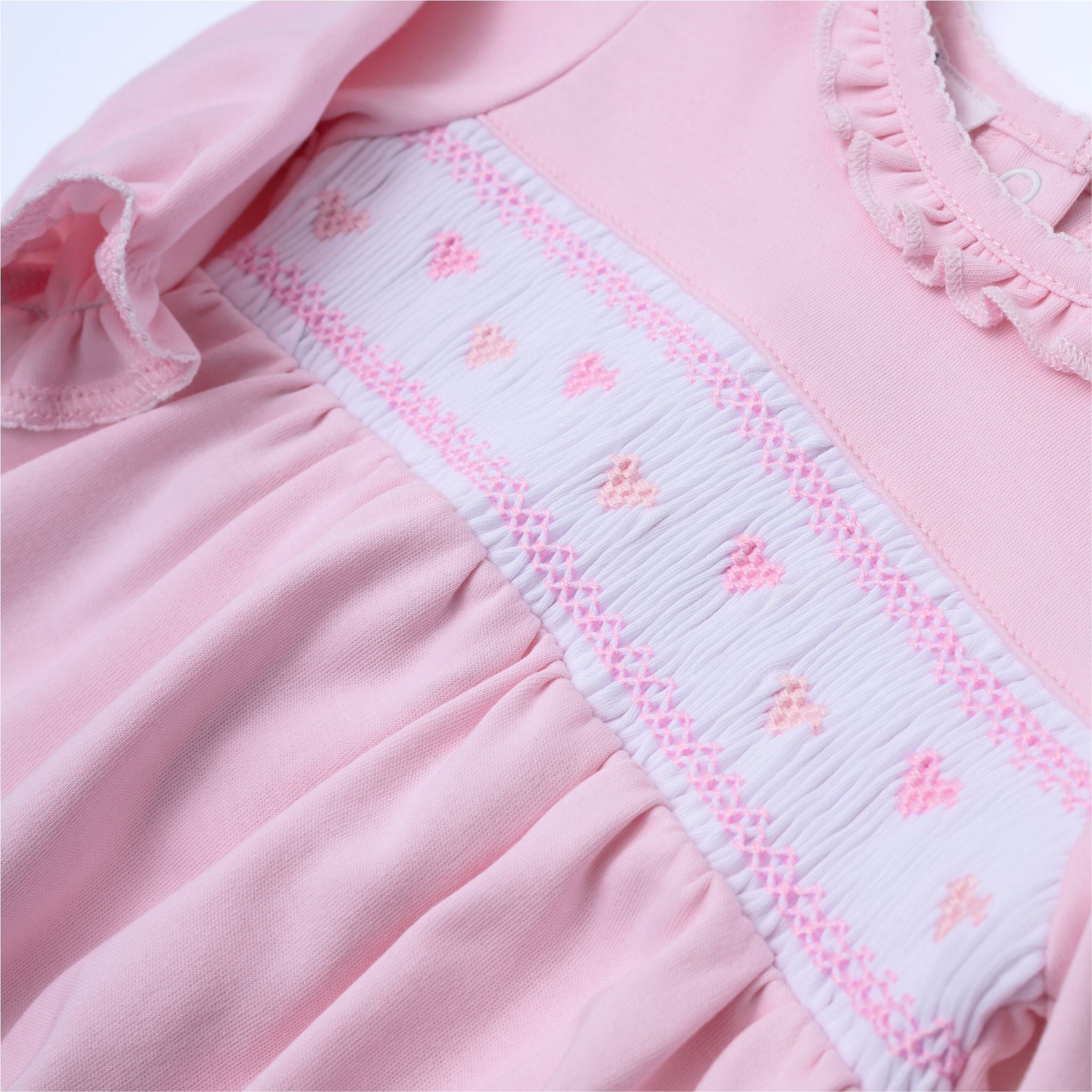 Magnolia Baby Valentine's Classics Smocked Bubble