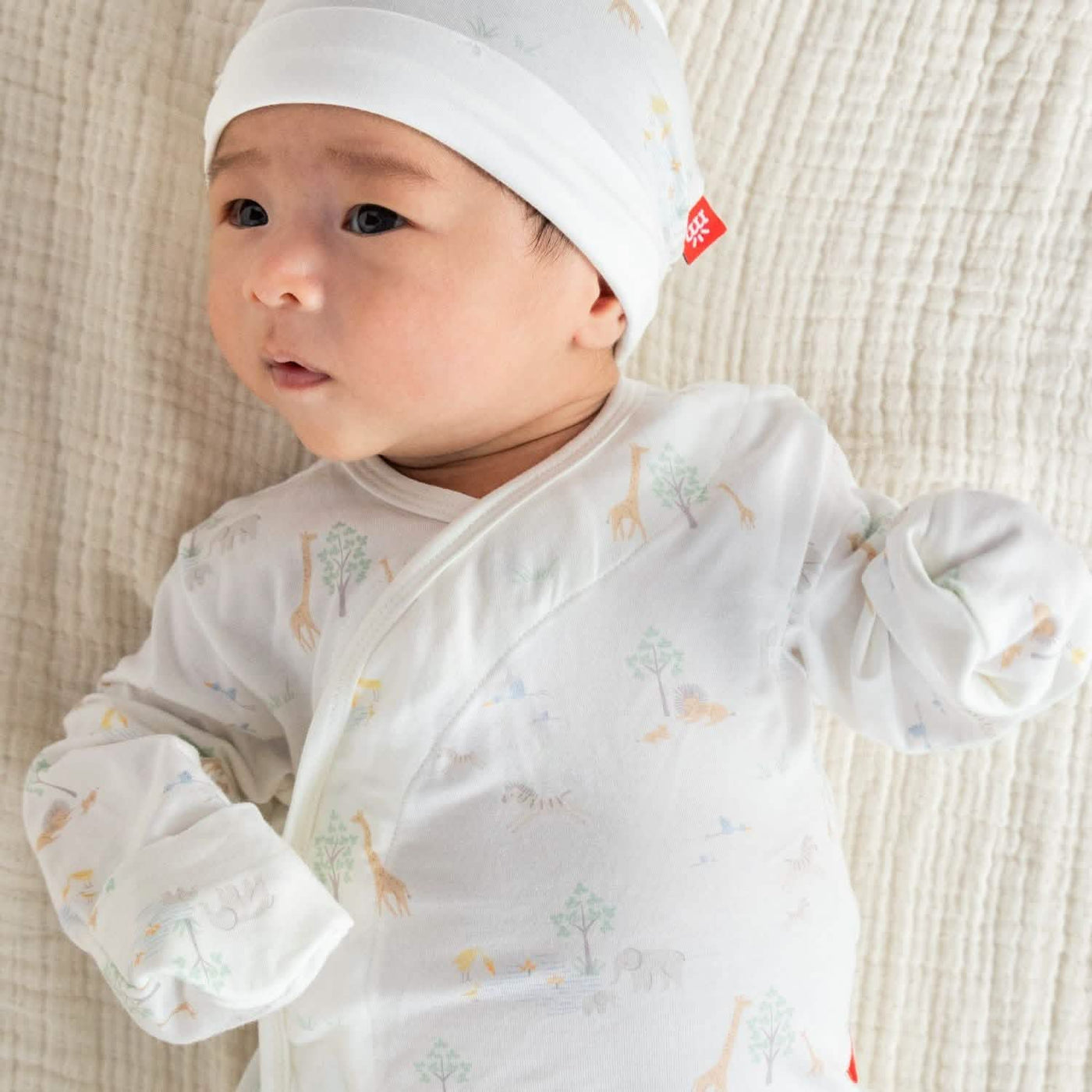 Magnetic Me Serene Safari White Modal Gown Set