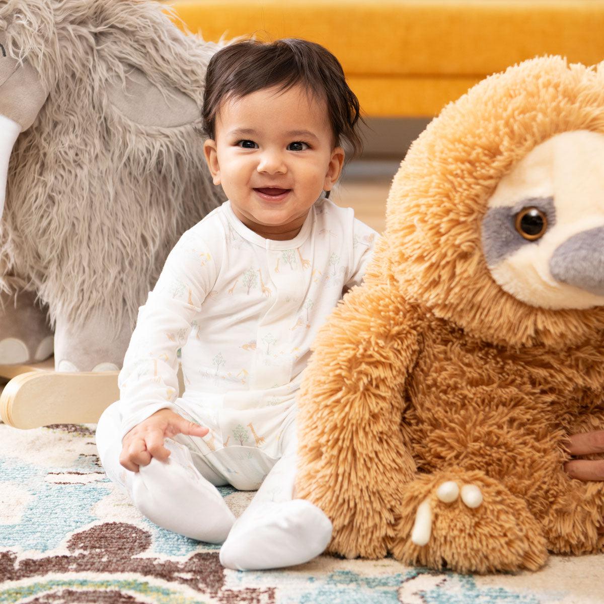 Magnetic Me Serene Safari White Modal Footie