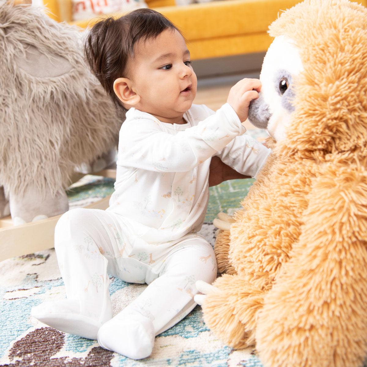 Magnetic Me Serene Safari White Modal Footie