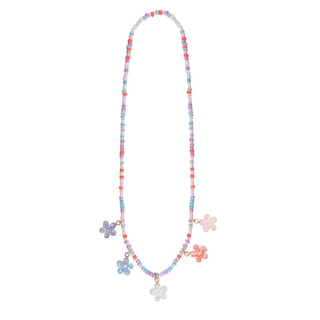 Creative Education Boutique Shimmer Flower Necklace - shopnurseryrhymes