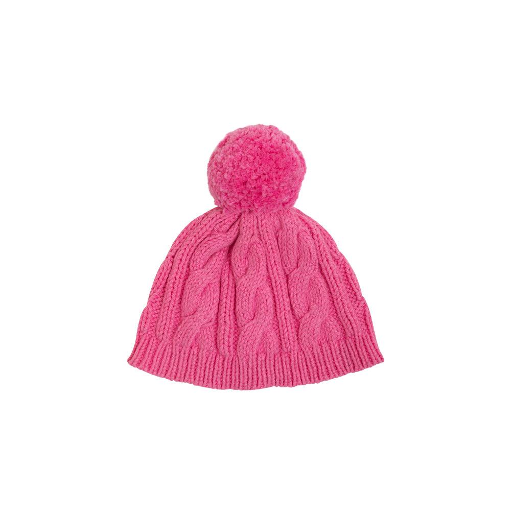 Beaufort Bonnet Collins Cable Knit Hat, Hamptons Hot Pink - shopnurseryrhymes