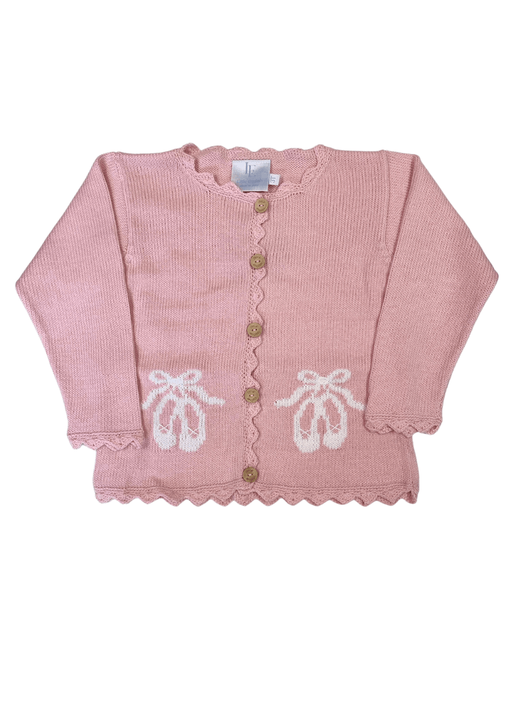 Little English Girl Ballet Crochet Sweater - shopnurseryrhymes