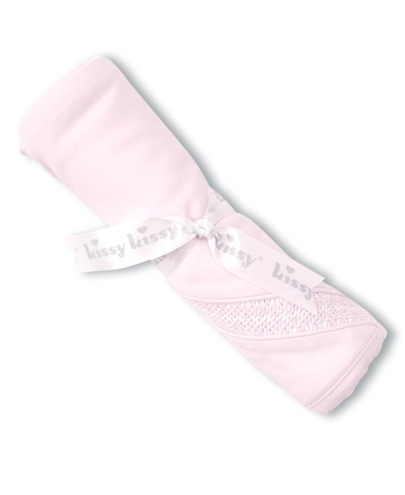 Kissy Kissy Hand Smocked CLB Charmed Blanket - shopnurseryrhymes