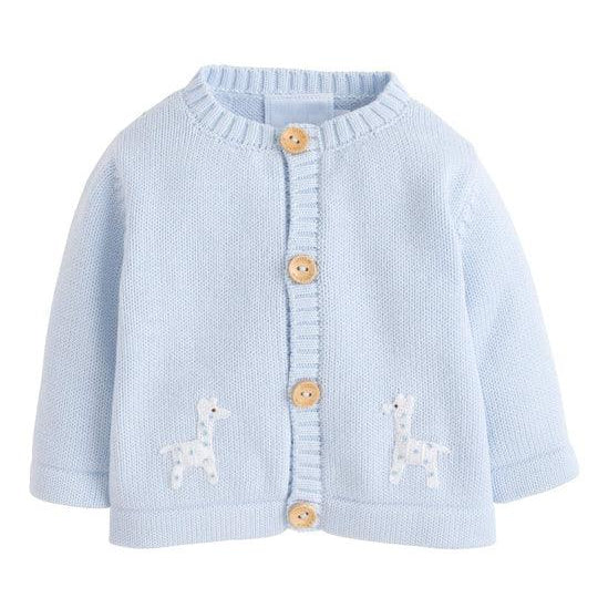 Little English Boy Giraffe Crochet Sweater - shopnurseryrhymes