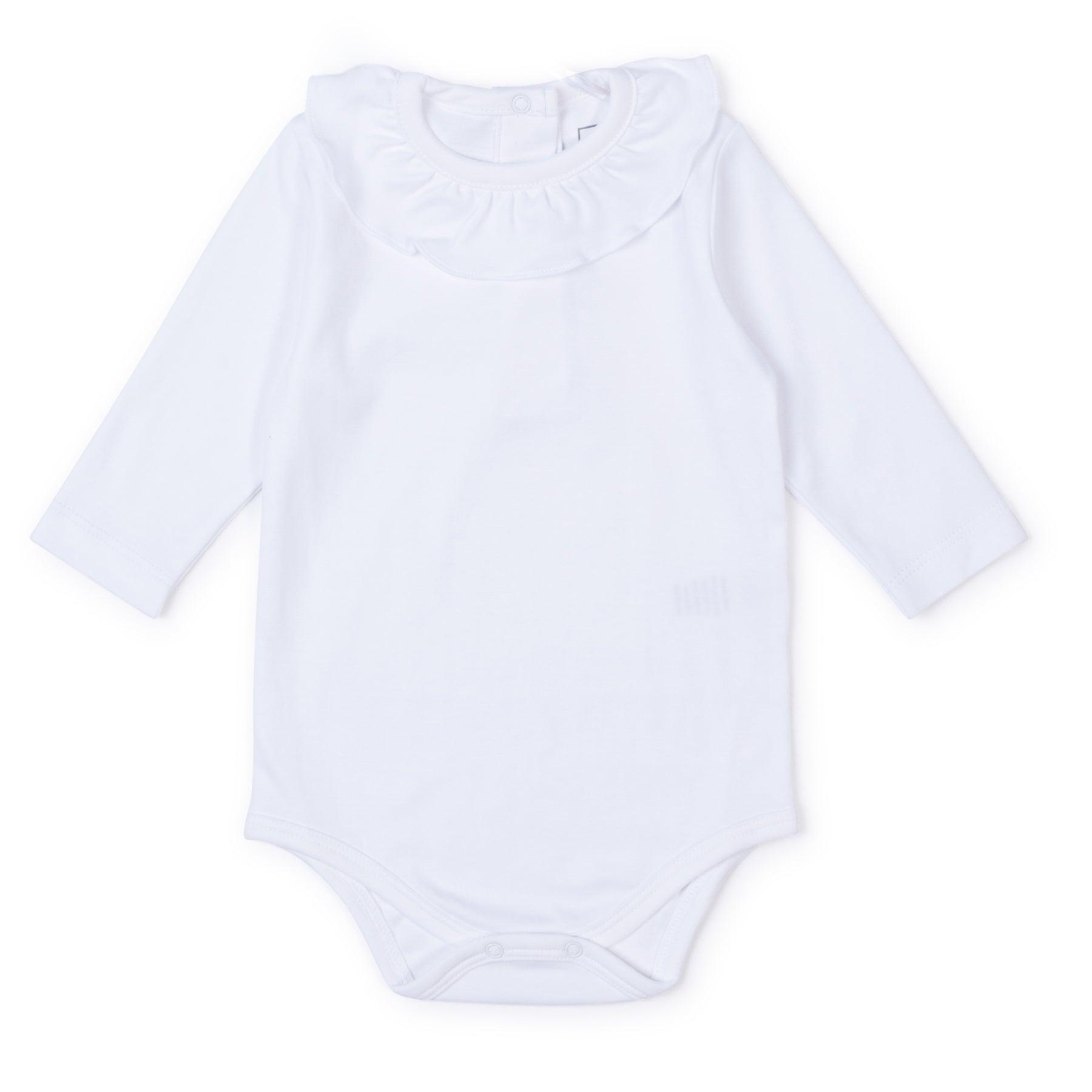Lila & Hayes Lyda Onesie, White - shopnurseryrhymes