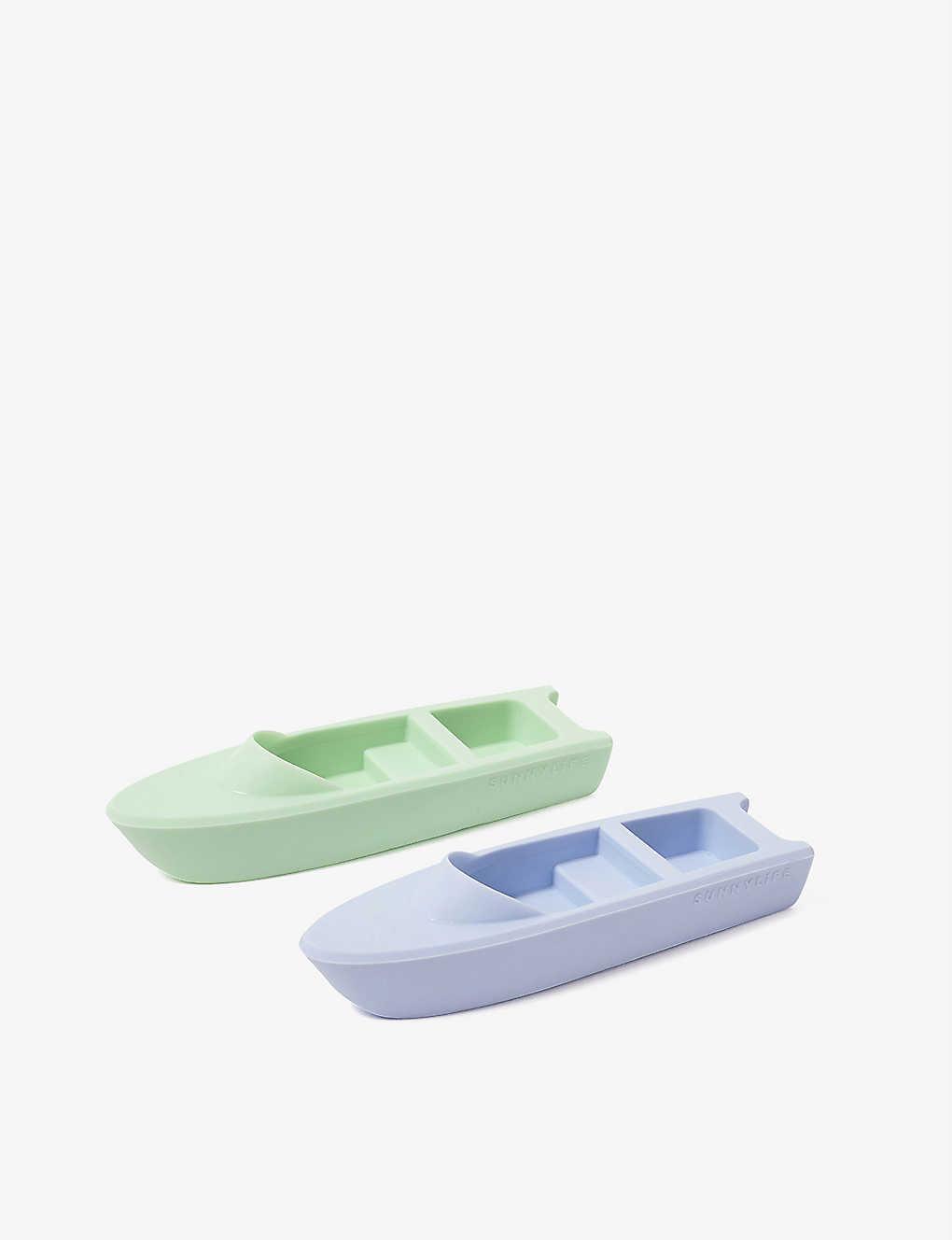 SunnyLife Silicone Stacking Boats, Circus - shopnurseryrhymes