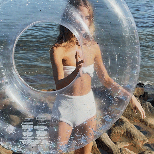 SunnyLife Pool Ring, Glitter - shopnurseryrhymes