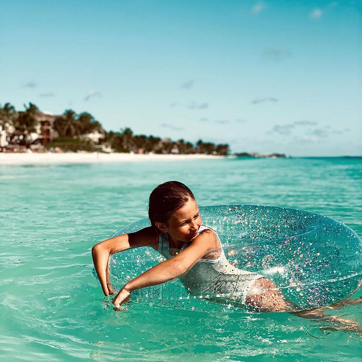 SunnyLife Pool Ring, Glitter - shopnurseryrhymes