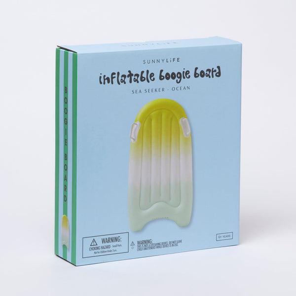 SunnyLife Inflatable Boogie Board, Sea Seeker Ocean - shopnurseryrhymes