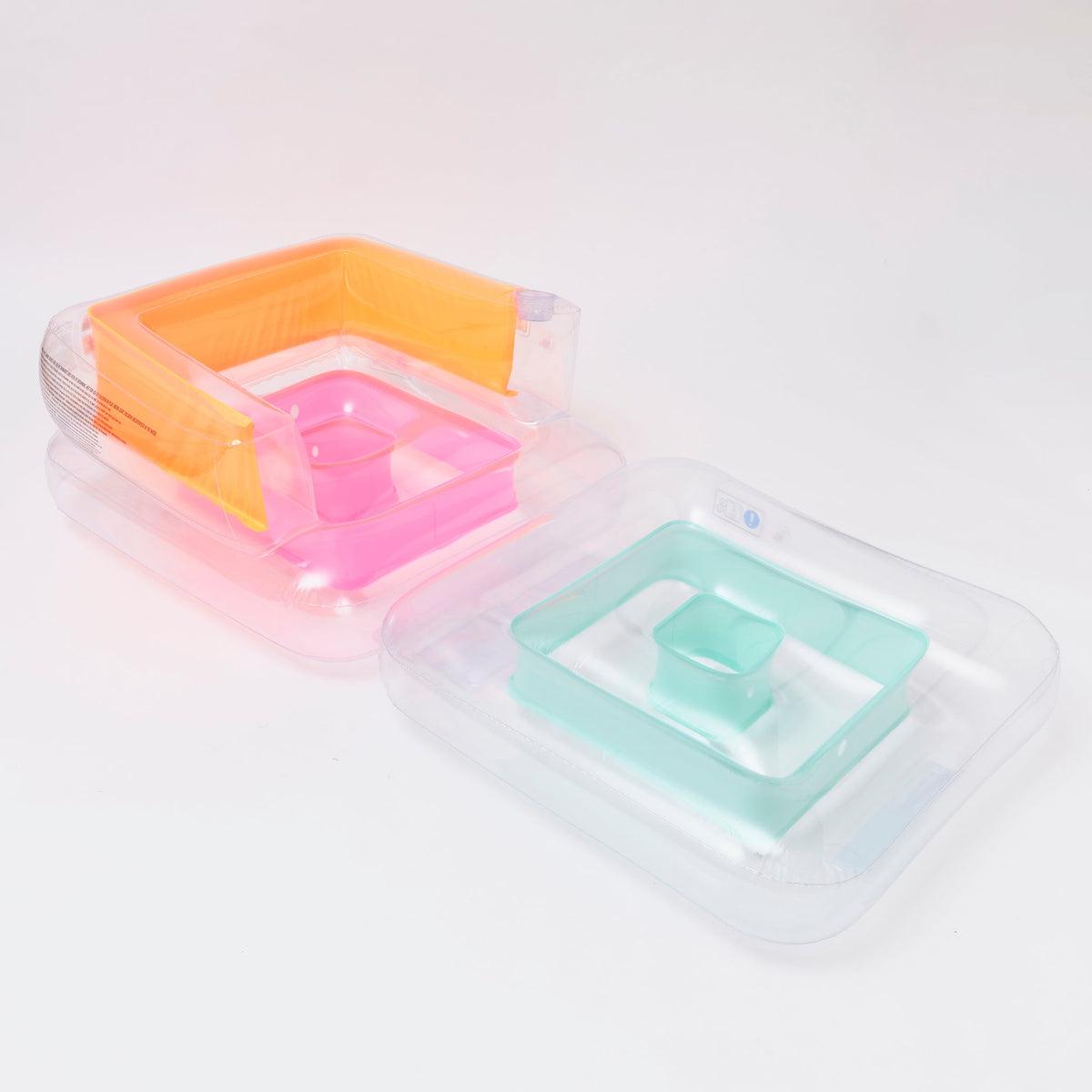 SunnyLife Inflatable Lilo Chair, Flashback Multi - shopnurseryrhymes