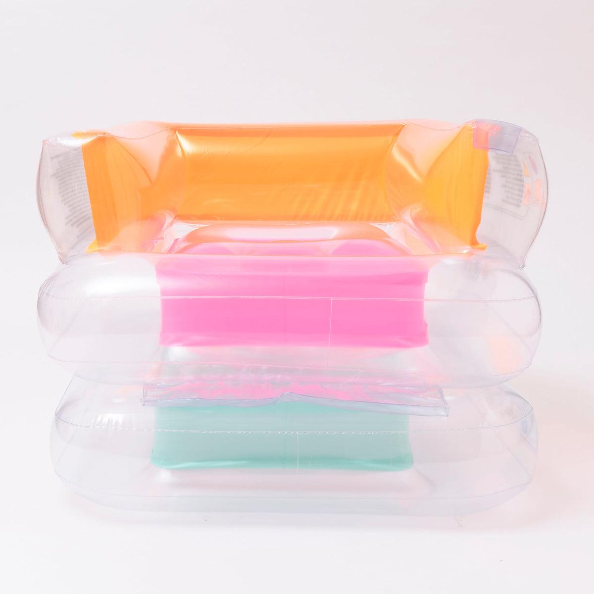 SunnyLife Inflatable Lilo Chair, Flashback Multi - shopnurseryrhymes