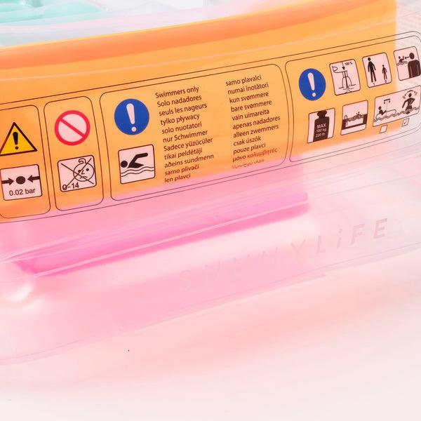 SunnyLife Inflatable Lilo Chair, Flashback Multi - shopnurseryrhymes