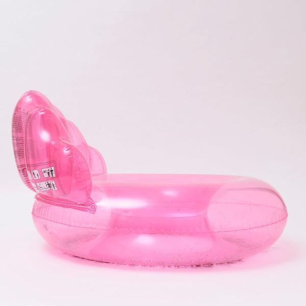 SunnyLife Luxe Pool Ring, Shell Bubblegum - shopnurseryrhymes