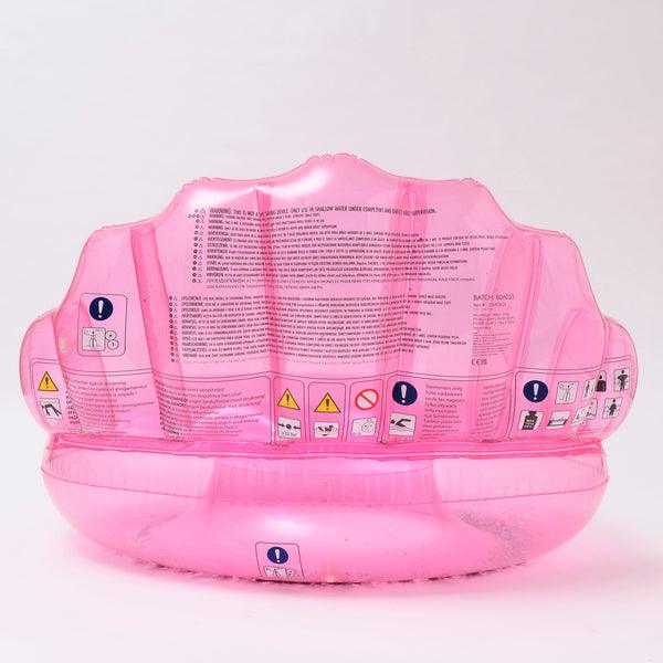 SunnyLife Luxe Pool Ring, Shell Bubblegum - shopnurseryrhymes