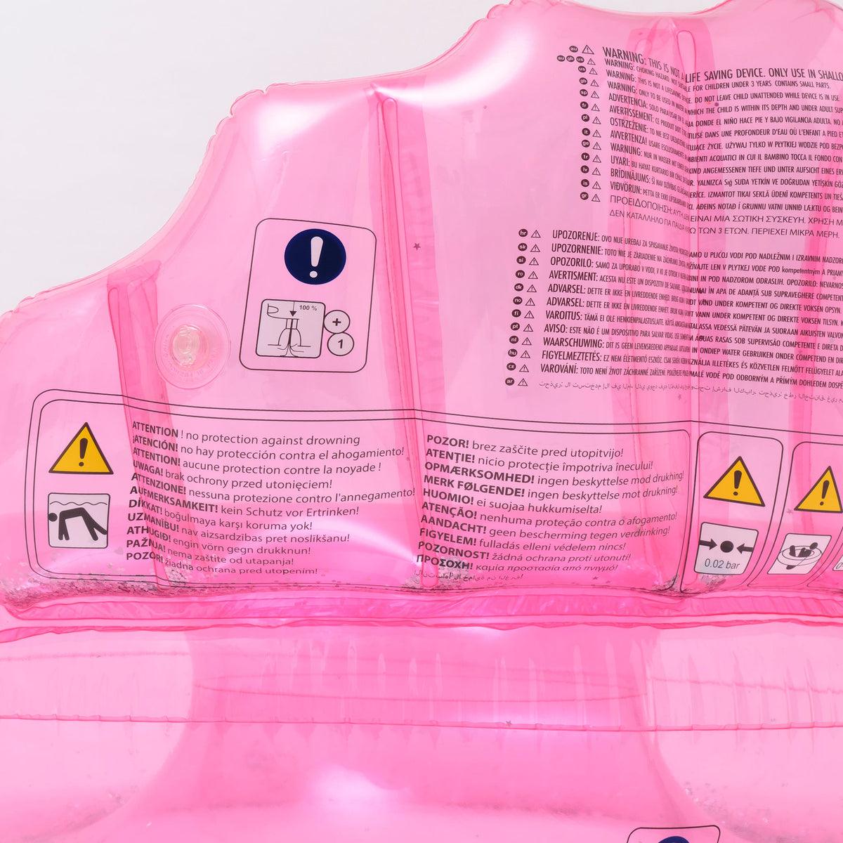 SunnyLife Luxe Pool Ring, Shell Bubblegum - shopnurseryrhymes