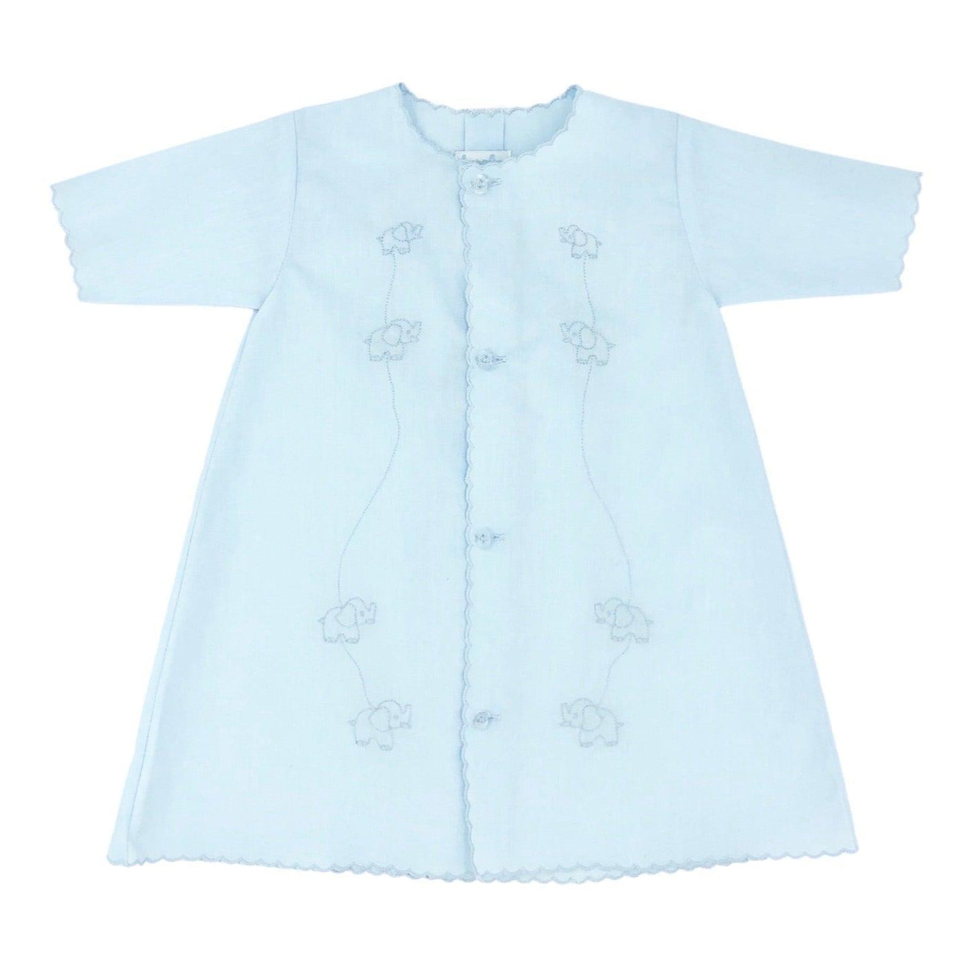 Auraluz Blue Elephant Daygown - shopnurseryrhymes