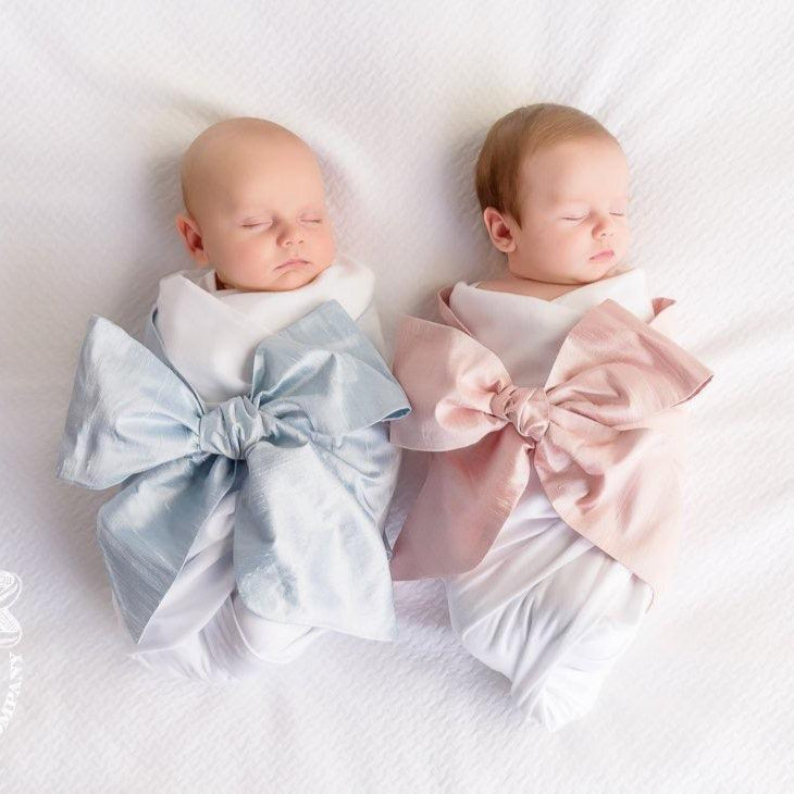 Beaufort Bonnet Bow Swaddle Silk - shopnurseryrhymes