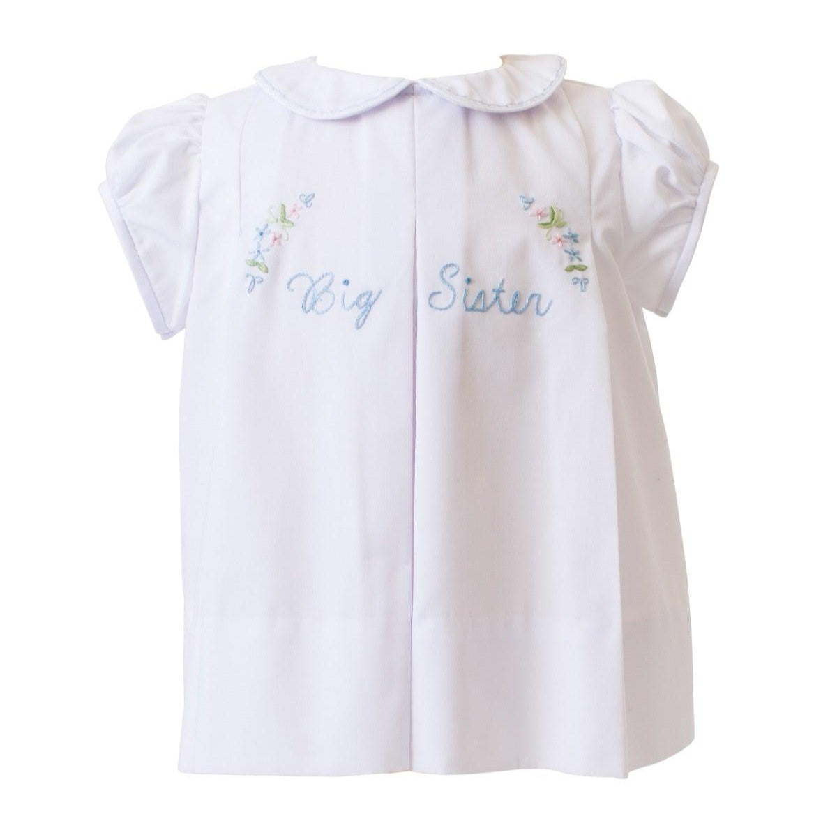 The Proper Peony Big Sister Dress White - shopnurseryrhymes