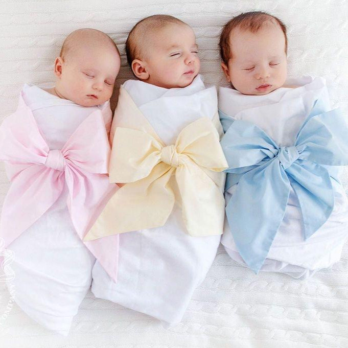 Beaufort Bonnet Bow swaddle Broadcloth - shopnurseryrhymes