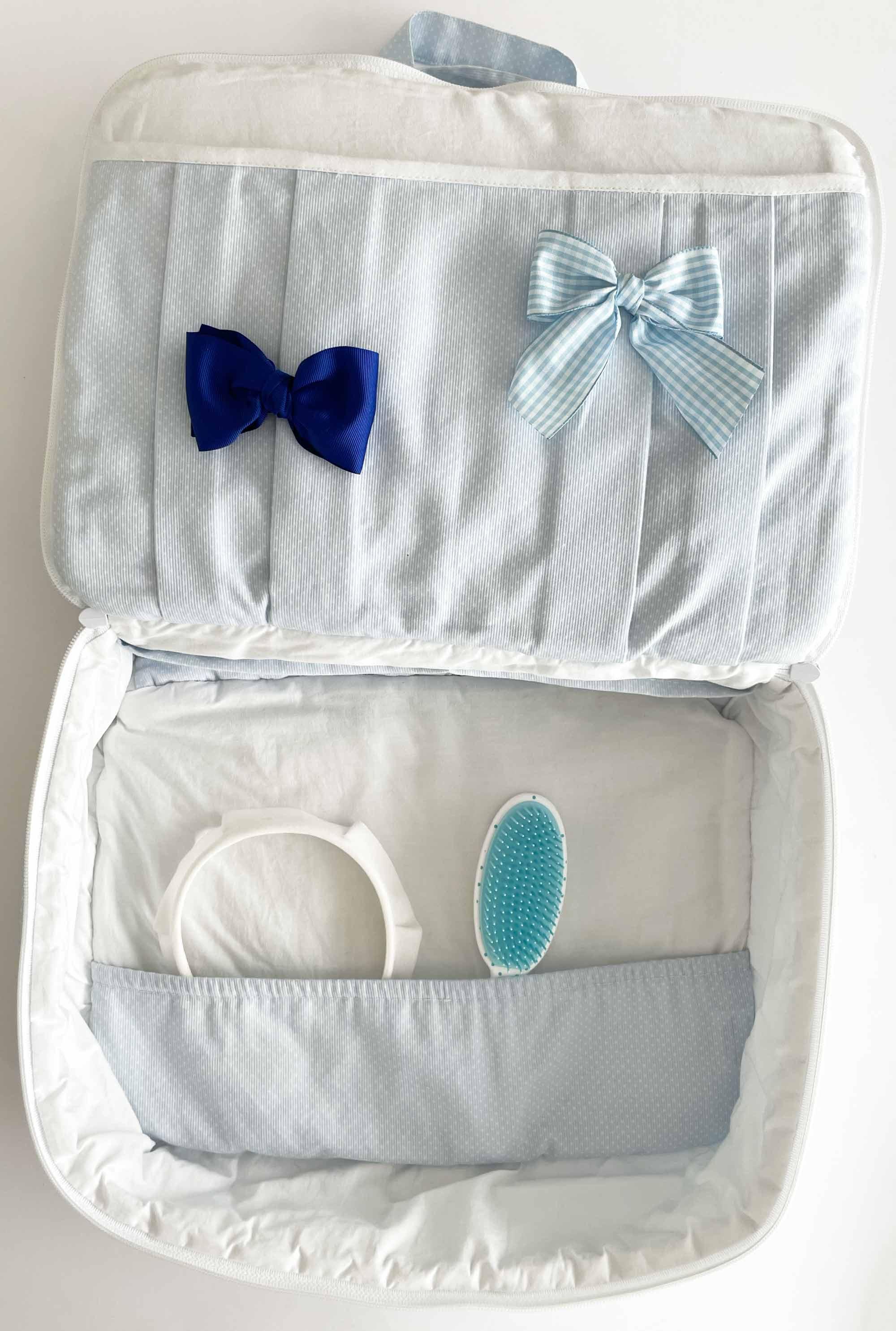 Eva's House Small Dots Pique Accessories Suitcase - shopnurseryrhymes