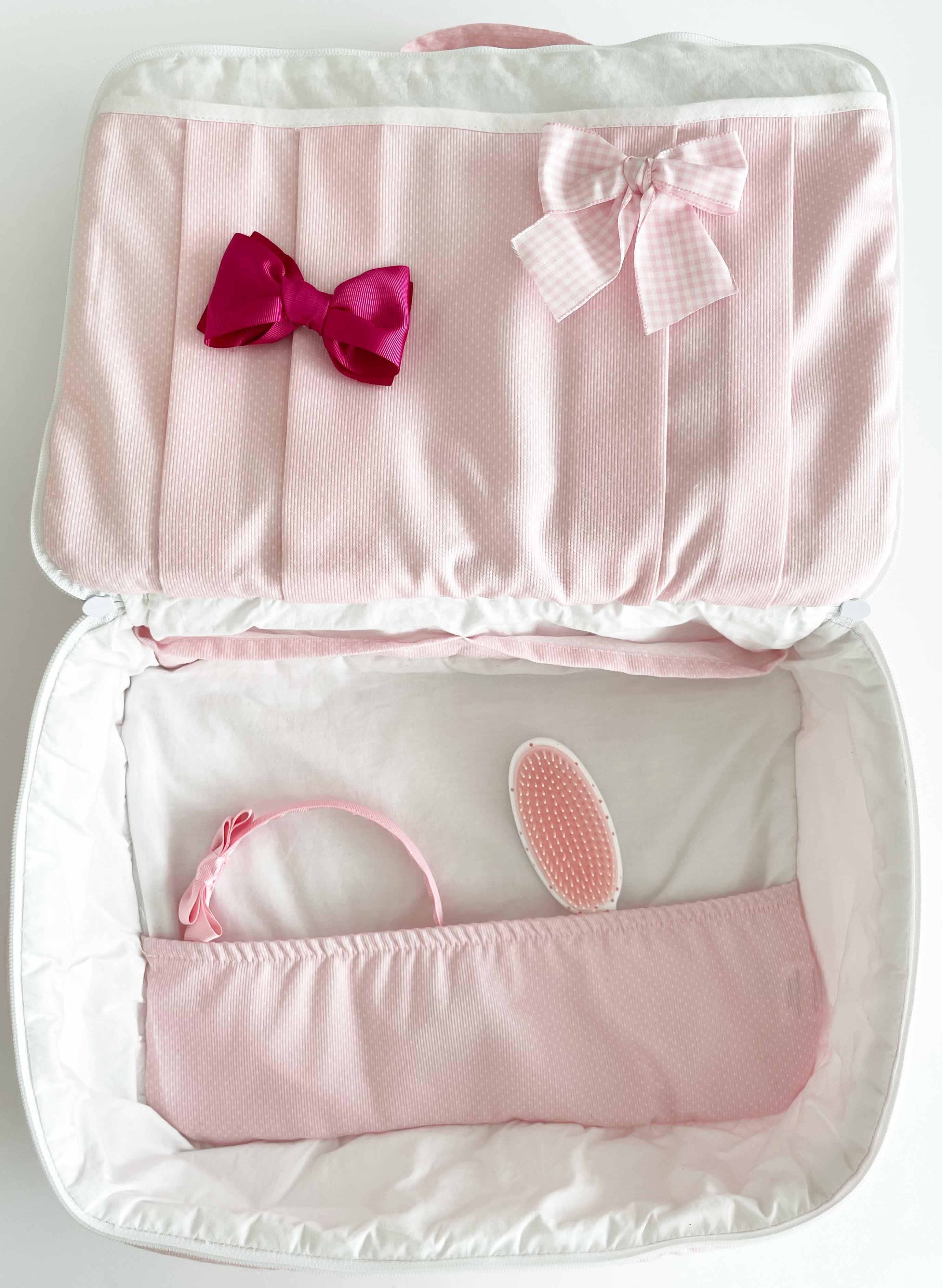 Eva's House Small Dots Pique Accessories Suitcase - shopnurseryrhymes