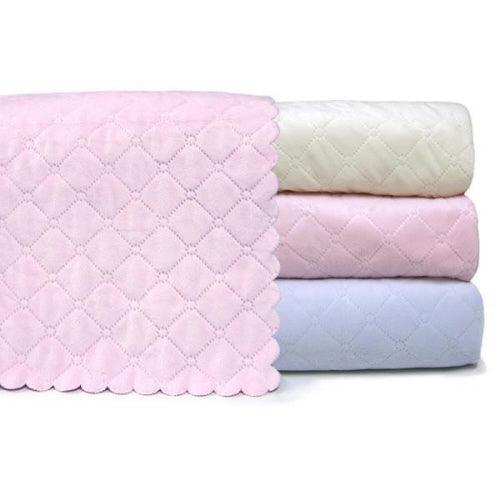 A Soft Idea Nana Quilted Plush Baby Blanket Pink - shopnurseryrhymes