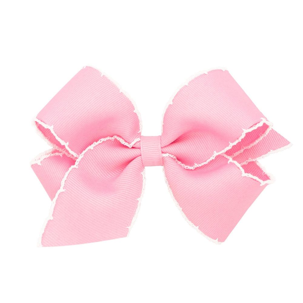 Wee Ones Small Moonstitch Basic Bow - shopnurseryrhymes
