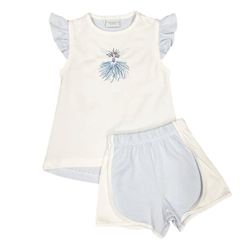 Squiggles Lazy Daisy Dressy Romper